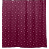 Roze en Fuchsia Shower Curtain Douchegordijn (Voorkant)