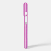 Roze en Fuchsia strepen Case-Mate iPhone Case (Achterkant / Links)