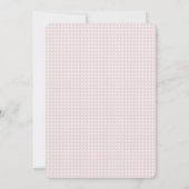 Roze en gebroken-witte Baby shower Neutrale Llama Kaart (Achterkant)
