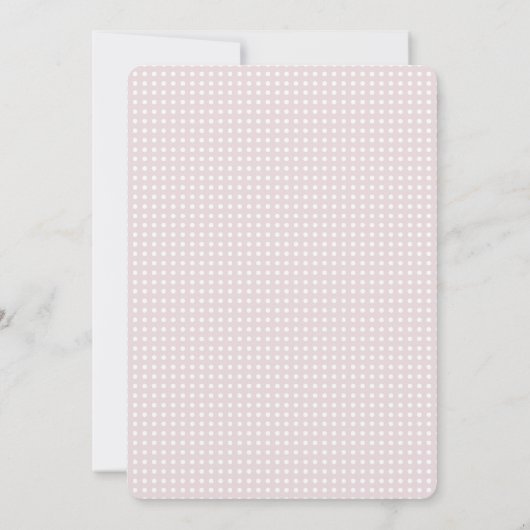 Roze en gebroken-witte Baby shower Neutrale Llama Kaart (Achterkant)