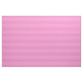 Roze en gebroken witte Chevron Stripes | Stof (Yard (91,4 cm))