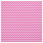 Roze en gebroken witte Chevron Stripes | Stof (Swatch)