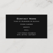 Roze en gecontroleerde fase visitekaartje (Achterkant)