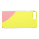 Roze en Geel Abstract Ontwerp Case-Mate iPhone Case (Achterkant (Horizontaal))