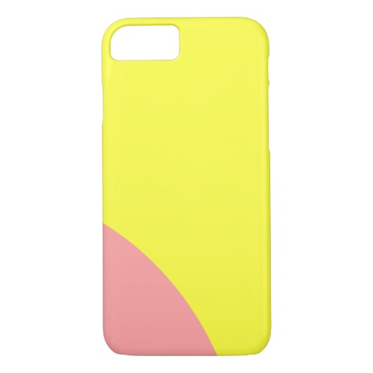 Roze en Geel Abstract Ontwerp Case-Mate iPhone Case (Achterkant)