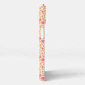 Roze en geel bloempatroon iPhone hoesje (Rechterkant)