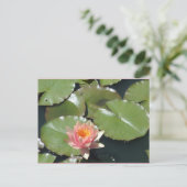 Roze en geel Briefkaart (Staand voorkant)