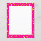 Roze en geel Document Blad (Voorkant)