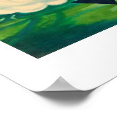 Roze en Geel Flamingo Travel Poster (Hoek)