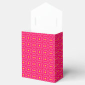 Roze en Geel Geometrische Print Party Favoriet Box Bedankdoosjes (Geopend)