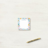 roze en geel Lijst Post-it® Notes (Op bureau)