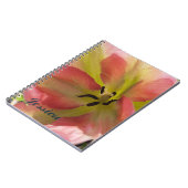 Roze en geel rond Notitieboek (Linkerzijde)