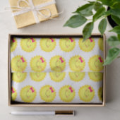 Roze en Geel Sunshine Pattern Tissuepapier (Geschenk)