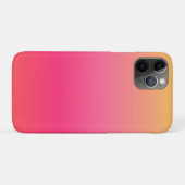 Roze en geel verloopontwerp Case-Mate iPhone case (Achterkant (horizontaal))