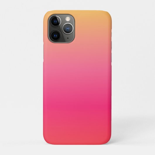 Roze en geel verloopontwerp Case-Mate iPhone case (Achterkant)