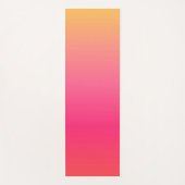 Roze en geel verloopontwerp yogamat (Voorkant)