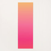 Roze en geel verloopontwerp yogamat (Achterkant)