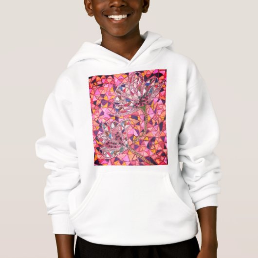 Roze en gele bloemen (Voorkant)