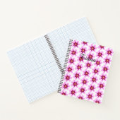 Roze en gele bloemen notitieboek (Binnen)