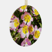 Roze en gele bloemen Ornament (Rechts)