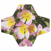 Roze en gele bloemen voetbal (Enkel)