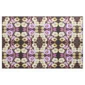 Roze en gele bloemenstof stof (Fat Quarter)