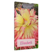 Roze en gele Dahlia Klembord (Rechts)