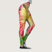 Roze en gele Dahlia Leggings (Rechts)