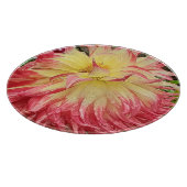 Roze en gele Dahlia Snijplank (Hoek)