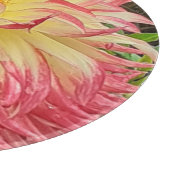 Roze en gele Dahlia Snijplank (Hoek)