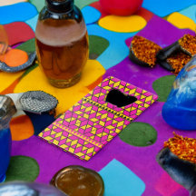 Roze en Gele Driehoeken Patroon