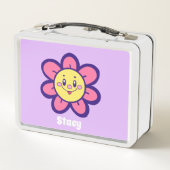 Roze en gele, Happy Flower (Achterkant)