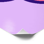 Roze en gele, Happy Flower Perfect Poster (Hoek)