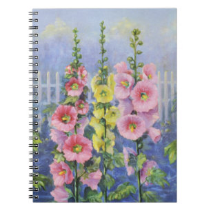 Roze en Gele Hollyhock door Cargill, 1937 Notitieboek