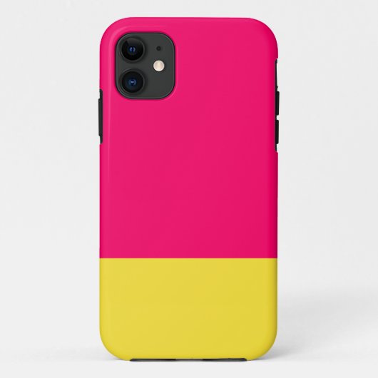 Roze en gele iPhone draagtas Case-Mate iPhone Case (Achterkant)
