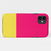 Roze en gele iPhone draagtas Case-Mate iPhone Case (Achterkant (horizontaal))