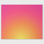 Roze en gele kleuren van zonnebrandpapier cadeaupapier (Vlak)