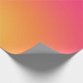 Roze en gele kleuren van zonnebrandpapier cadeaupapier (Hoek)