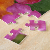 Roze en Gele Lantana Puzzel (Zijkant)
