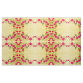 Roze en gele lente stof (Yard (91,4 cm))