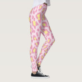 Roze en gele luipaard print leggings (Rechts)