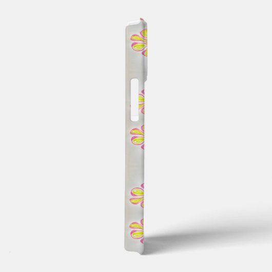 Roze en gele maaltijd Case-Mate iPhone case (Achterkant / Rechts)