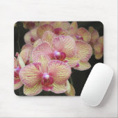 Roze en gele moth Orchid Mousepad Muismat (Met muis)