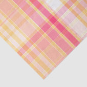 Roze en gele naadloze spelden tissuepapier (Detail)