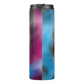 Roze en gele pasta thermosbeker (Achterkant)