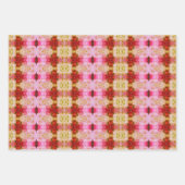 Roze en gele plankvoering of ladevoering inpakpapier vel (Voorkant)