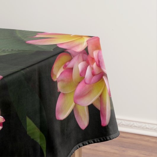 Roze en gele pruimen Tablecloth Tafelkleed (Voorbeeld)