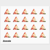  roze en gele rozenbloem. Floral Sticker (Vel)