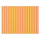 Roze en gele strepen ontwerp tafelkleed (Voorkant (Horizontaal))