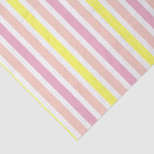 Roze en gele strepen tissuepapier (Detail)
